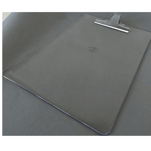 Prancheta Acrílica Ofício Cristal com Prendedor Metálico 930 Acrimet