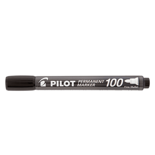 Marcador Permanente Preto SCA-100 Pilot