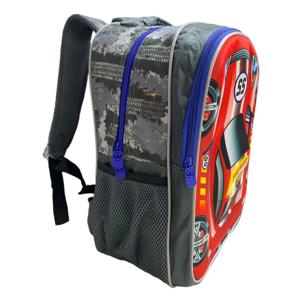 Mochila Infantil Masculina Thunder Car BPE20783 Winth | Estampa de Carro, Ideal para Escola
