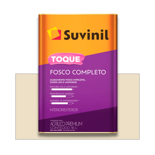 SUVINIL ACRILICO TOQUE FOSCO COMPLETO AREIA 18L