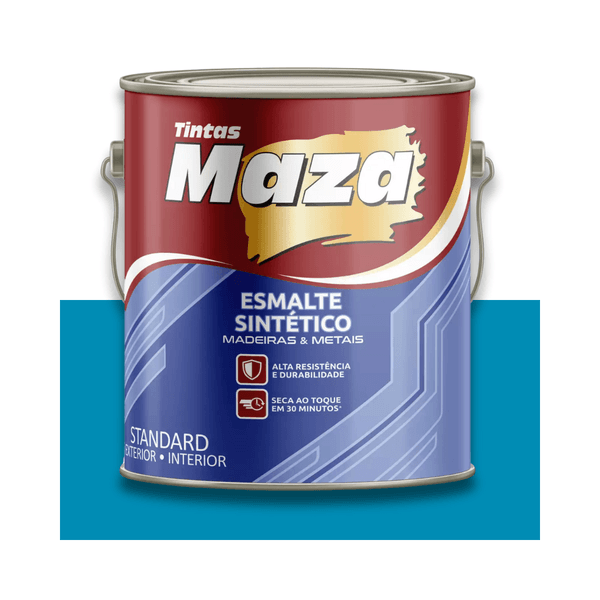MAZA ESMALTE SINTÉTICO BRILHANTE AZUL MAR 900ML