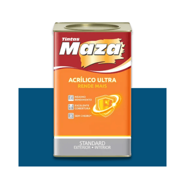 MAZA ACRÍLICO ULTRA AZUL PROFUNDO 18L