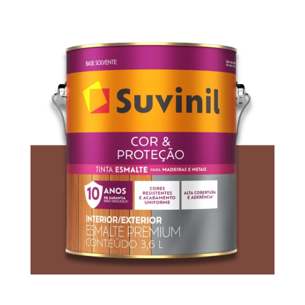 SUVINIL ESMALTE COR E PROTEÇÃO BRILHANTE COLORADO 3,6L