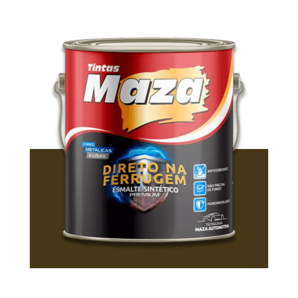 MAZA ESMALTE SINTÉTICO METÁLICO OURO ANTIGO 900ML