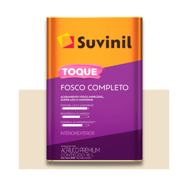 SUVINIL ACRILICO TOQUE FOSCO COMPLETO PÉROLA 18L