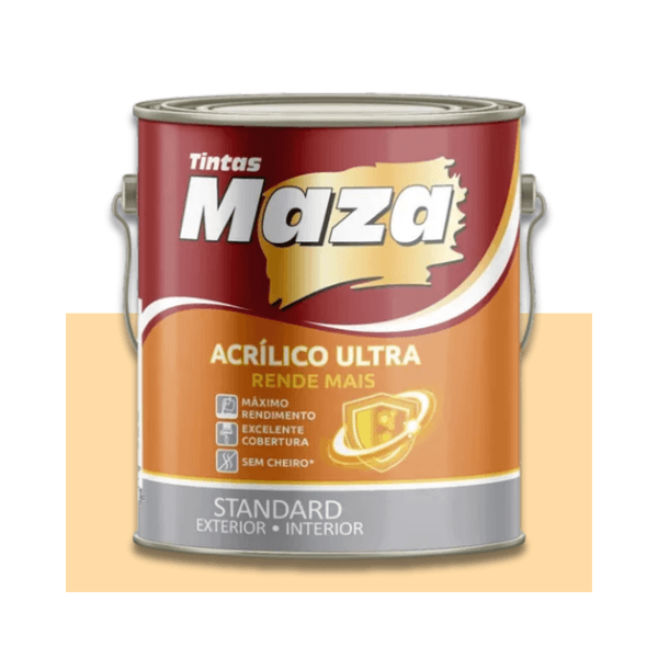 MAZA ACRÍLICO ULTRA PESSEGO 3,6L