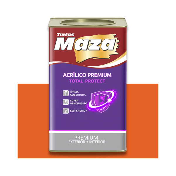 MAZA ACRÍLICO PREMIUM TANGERINA 18L