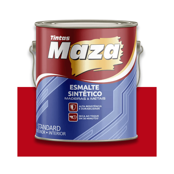 MAZA ESMALTE SINTÉTICO BRILHANTE VERMELHO RUBI 225ML