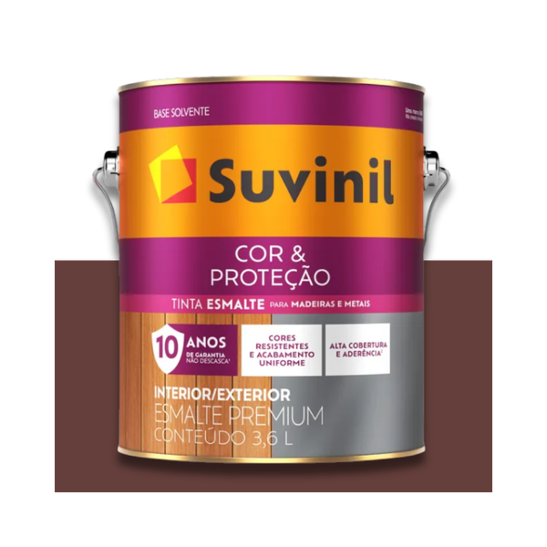 SUVINIL ESMALTE COR E PROTEÇÃO BRILHANTE VINHO CHASSIS 3,6L