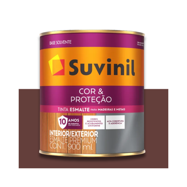 SUVINIL ESMALTE COR E PROTEÇÃO BRILHANTE VINHO CHASSIS 900ML