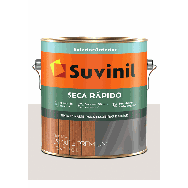 SUVINIL ESMALTE SECA RÁPIDO BRILHANTE GELO 3,6L