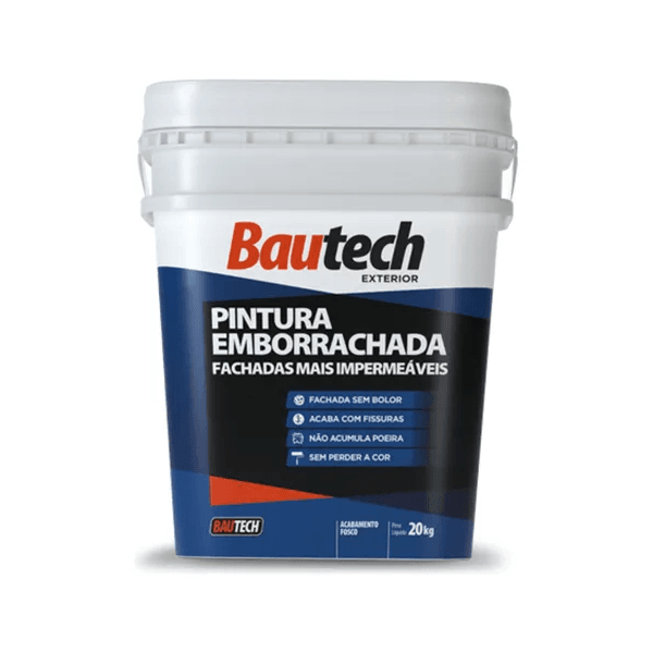 BAU - PINTURA EMBORRACHADA BRANCA 20 KG BAUTECH