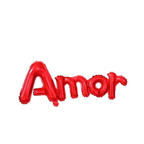 Balão metalizado AMOR