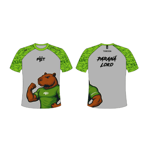Camiseta Torcida PR Loko Feminino - Branco