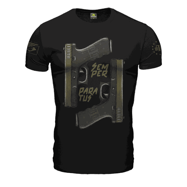 Camiseta Militar Concept Line Team Six Glocker Semper Paratus