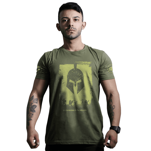 Camiseta Si vis Pacem Parabellum Verde 