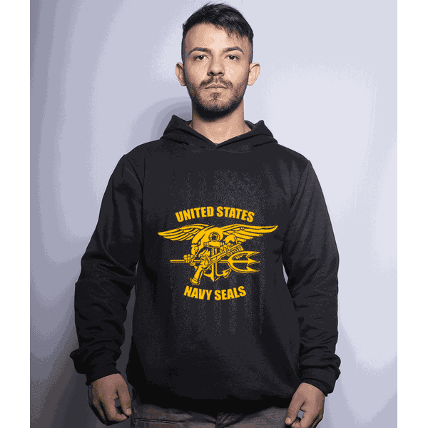 Casaco Com Capuz Militar Navy Seals Secret Box 
