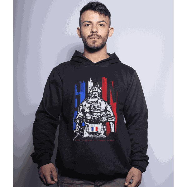 Casaco Com Capuz Militar Gign França Secret Box 