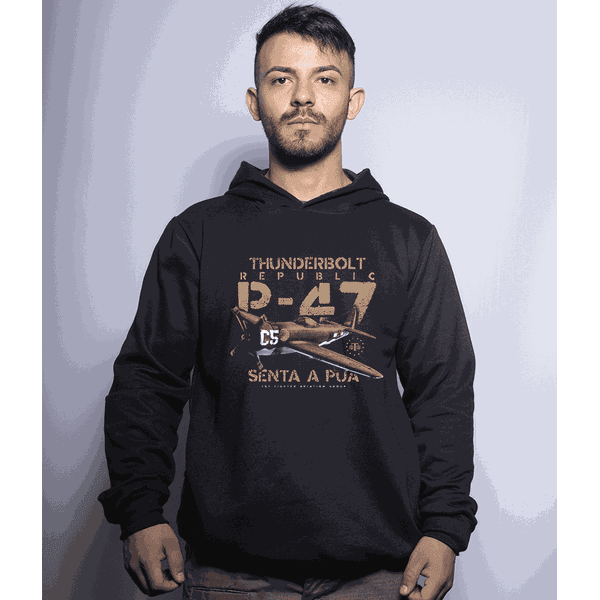 Casaco Com Capuz Militar P-47 Thunderbolt Secret Box 