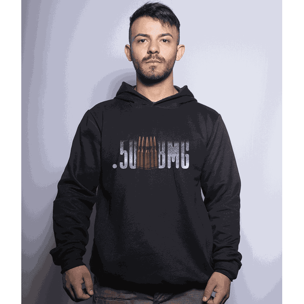 Casaco Com Capuz Militar .50 BMG Secret Box