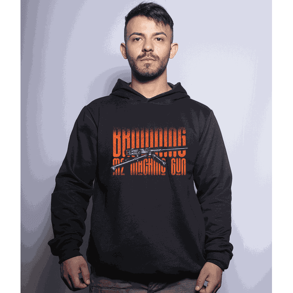 Casaco Com Capuz Militar Browing M2 Secret Box