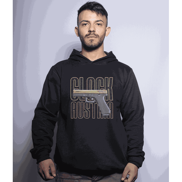 Casaco Com Capuz Militar Glock Austria Secret Box 