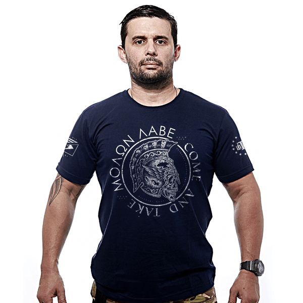 Camiseta Molon Labe AZUL