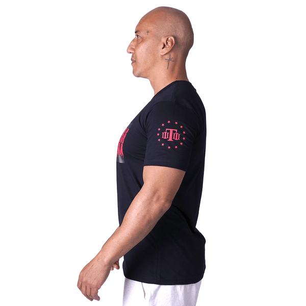 Camiseta Simms Masculina - Estampa Trout Outline Algodão Poliéster