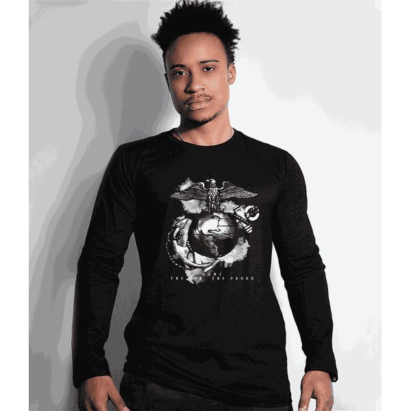 Camiseta Manga Longa Marines Corps Secret Box Team Six