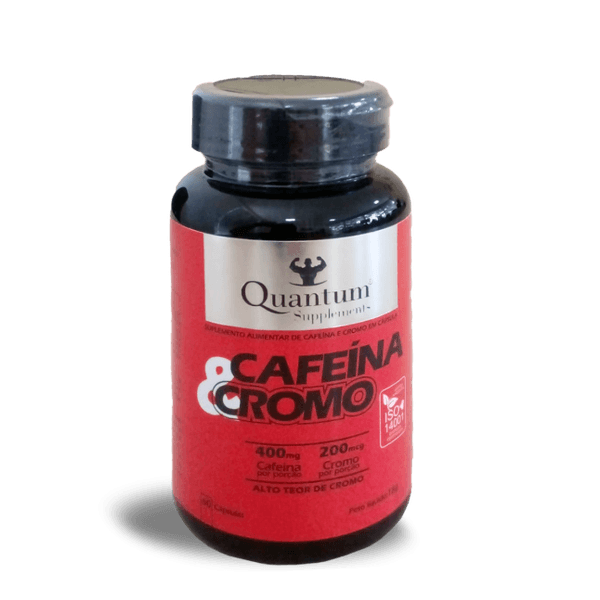Cafeína e Cromo 60 Capsulas Quantum Supplements