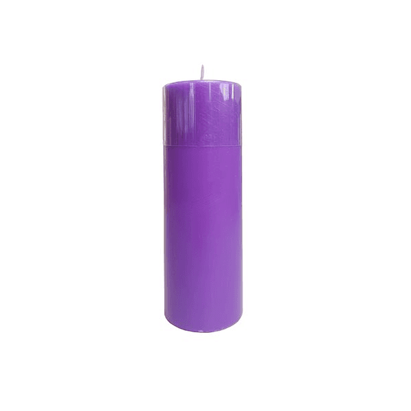VELA ADVENTO 20 X 7 ROXA LISA