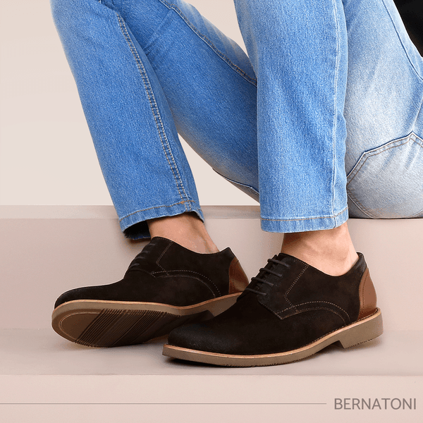 Sapato Derby Boston Café Bernatoni Calçados