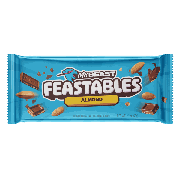 Barra de chocolate MrBeast Feastables - Almond 