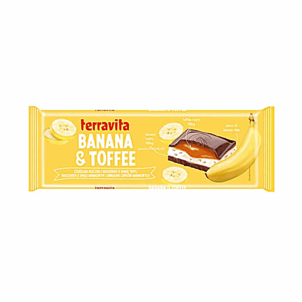 Chocolate Terravita Banana Toffee 235g