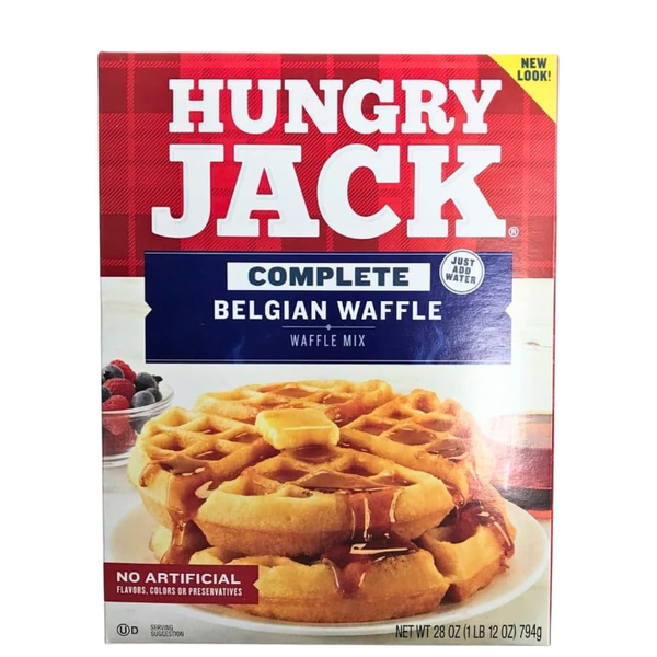 Massa Hungry Jack Waffles e Panquecas Belga 794g