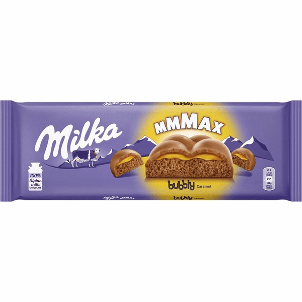 Milka Chocolate Bubbly Caramel 250g