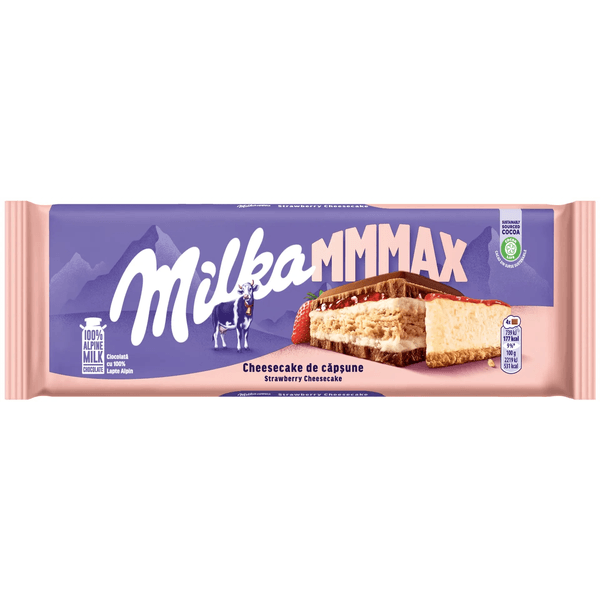 Milka Mmmax Strawberry Cheesecake 300g