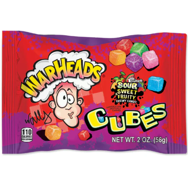 Warheads Sweet Fruity Cubes 56g