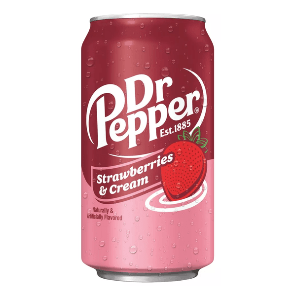 Refrigerante Dr Pepper Morango e Baunilha 355ml