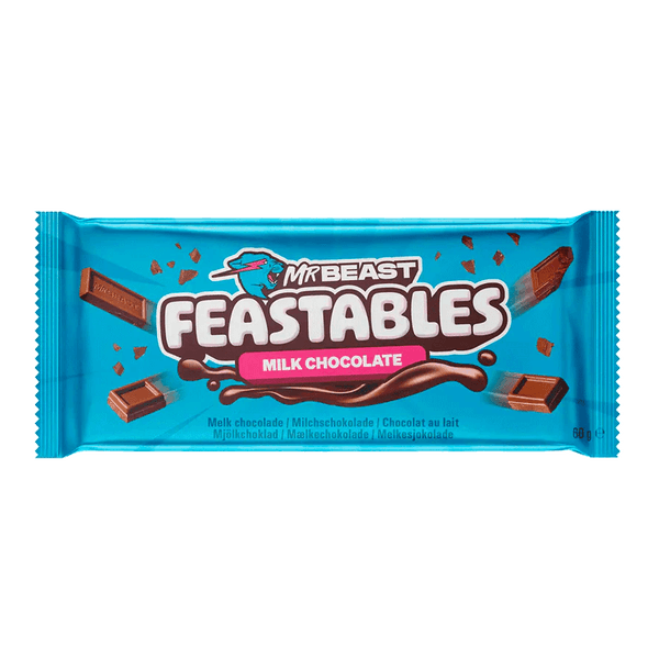 Barra de chocolate MrBeast Feastables 60g - Milk Chocolate 