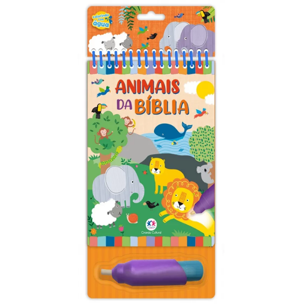 Livro Aquabook - Animais da Bíblia
