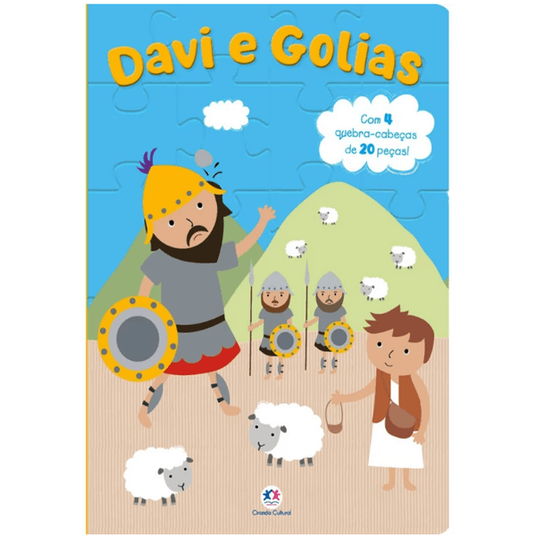 Livro Quebra-cabeça Davi e Golias