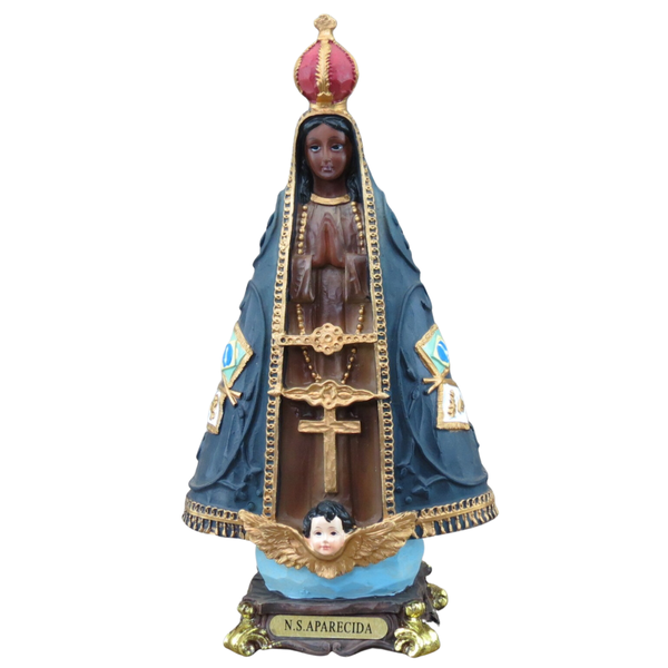 Imagem Resina - Nossa Senhora Aparecida 21 cm