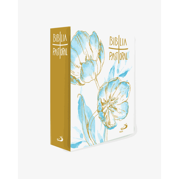 Bíblia Pastoral (Bolso/Floral Azul)