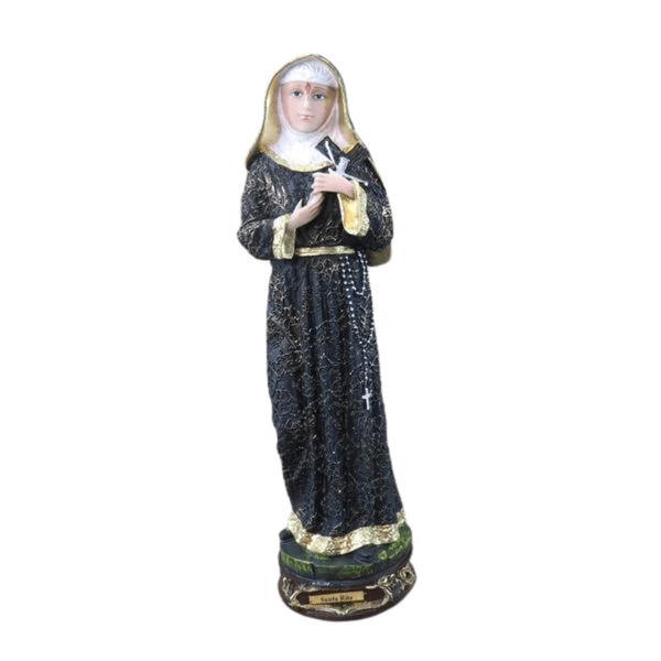 Imagem em resina - Santa Rita de Cássia 30 cm