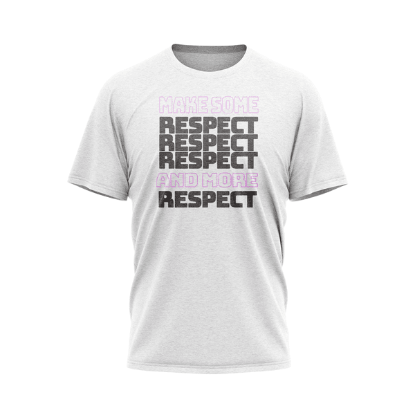 Camiseta Betta13 Make Some Respect Branco