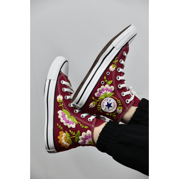 ALL STAR VINHO BORDADO EM LINHA BIAAGUILA