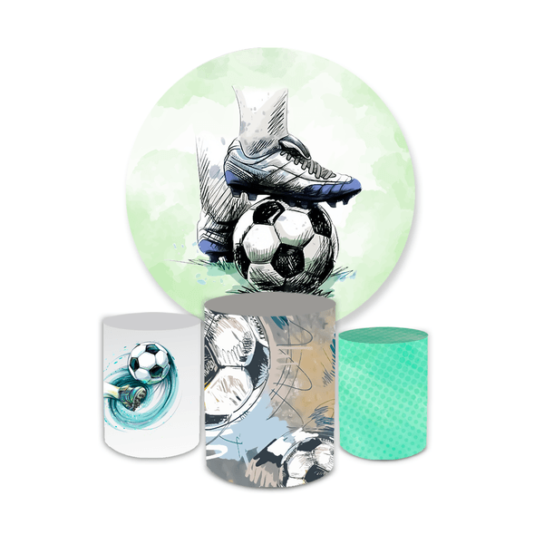 Kit Capa Painel + Trio Cilindro Futebol