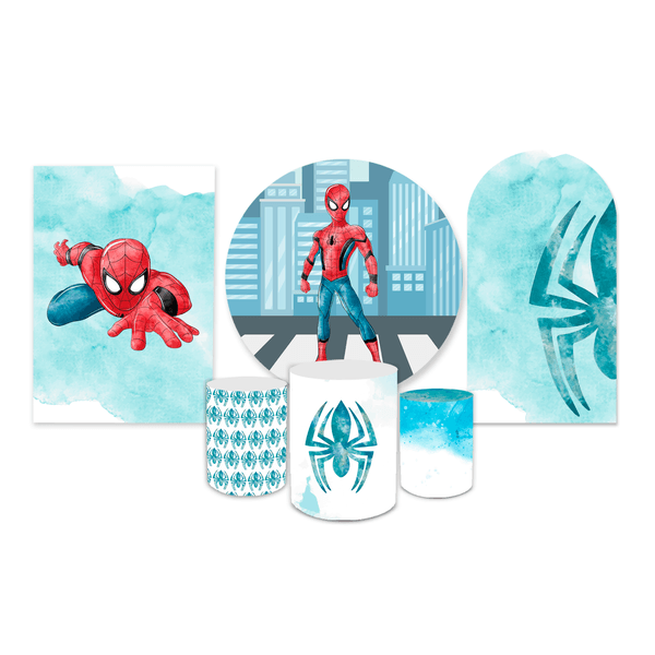 Kit Completo Homem Aranha Azul