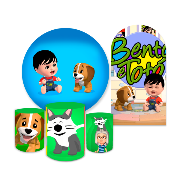 Kit Capa Painel + Trio Cilindros Kit Romano Bento e Totó